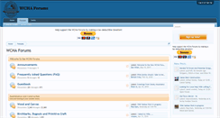 Desktop Screenshot of forums.wcha.org