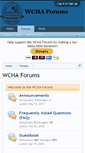 Mobile Screenshot of forums.wcha.org