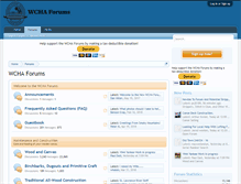 Tablet Screenshot of forums.wcha.org